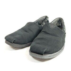 Bobs By Skechers Espadrilles Slip On Shoes Women's Size 10 Black Canvas